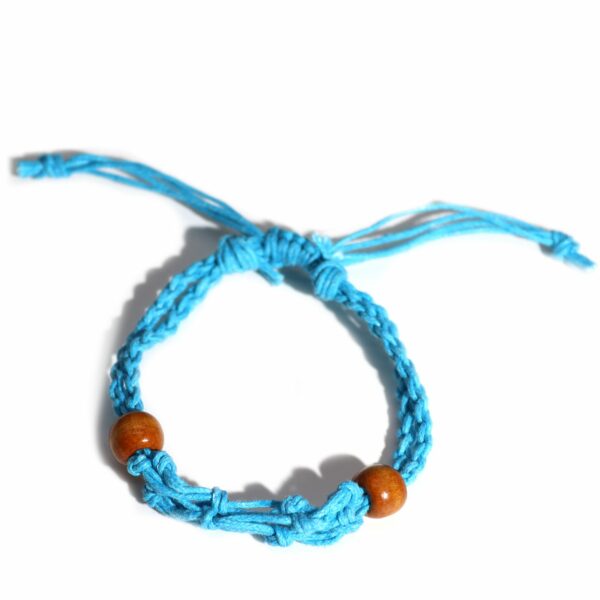 Gemstone Bracelet Cord - Blue - Image 2