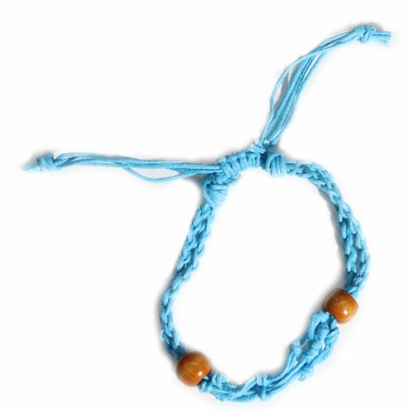 Gemstone Bracelet Cord - Blue - Image 3