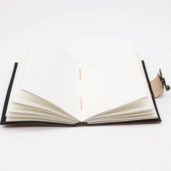 Leather Journel - Plain Paper -  Life is Better with Friends - Image 2