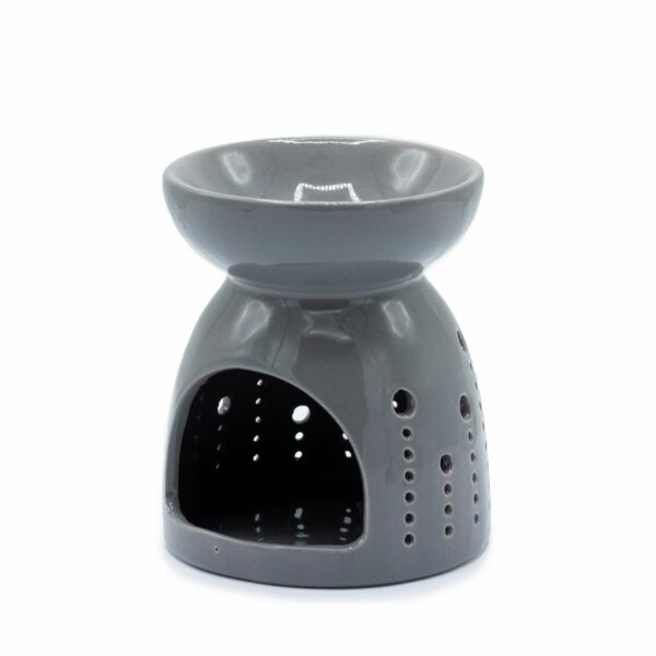 Classic Oil Burner - Bubbles Cutout - Grey - Image 2