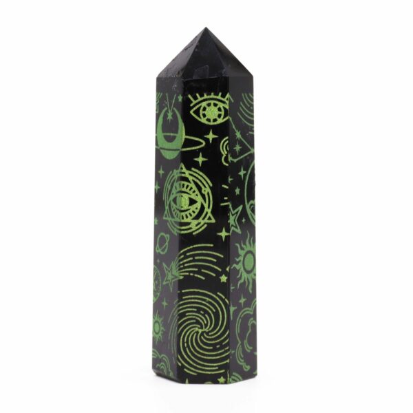 Black Obsidian Point - Mystic Story - Forest Green - Image 5