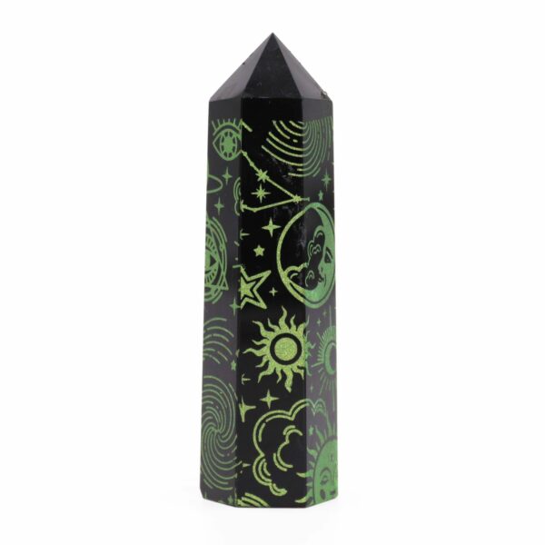 Black Obsidian Point - Mystic Story - Forest Green - Image 6