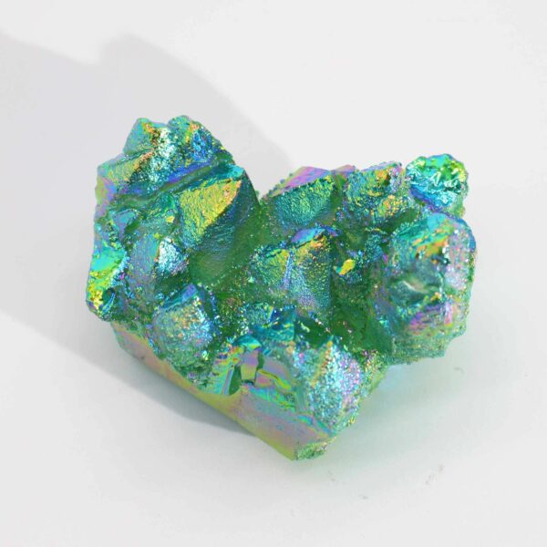 Med Enhanced Quartz - Aura Green Flame Quartz - Image 2