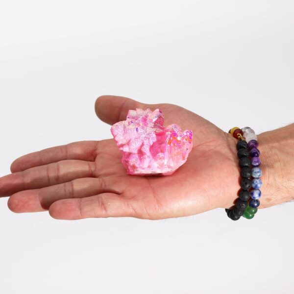 Med Enhanced Quartz - Aura Rose Halo Quartz - Image 4