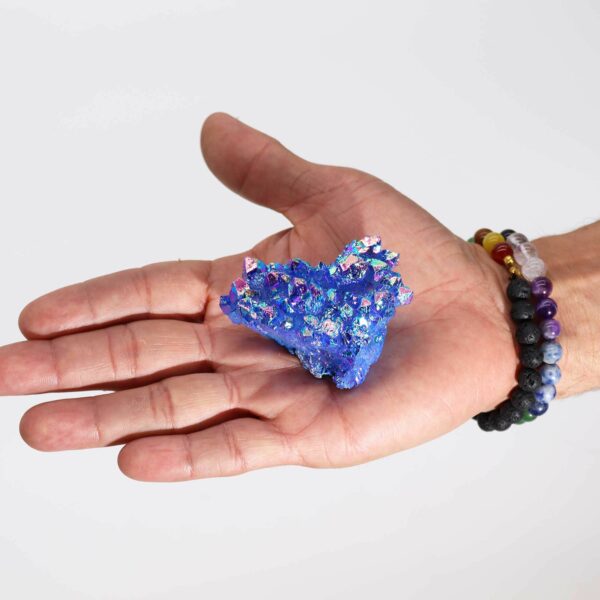 Med Enhanced Quartz - Aura Aqua Halo Quartz - Image 4