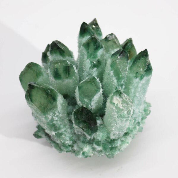 Crafted Quartz Cluster - Green Ghost Quartz - Image 2