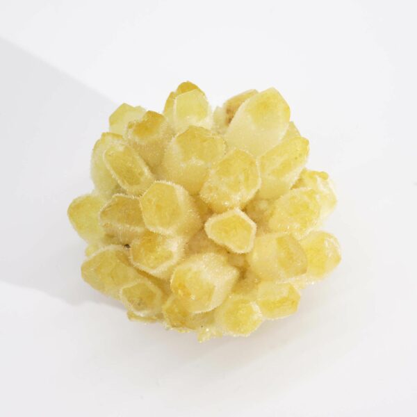 Natural Quartz Cluster - Yellow Ghost Quartz - Image 2
