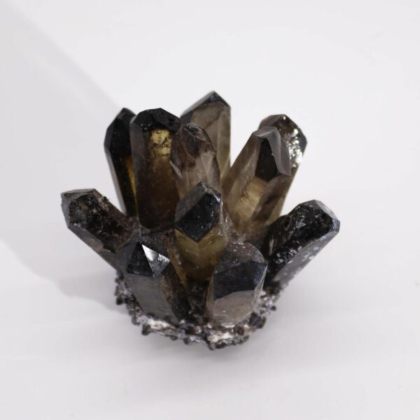 Crafted Quartz Cluster - Smoky Ghost Quartz - Image 2