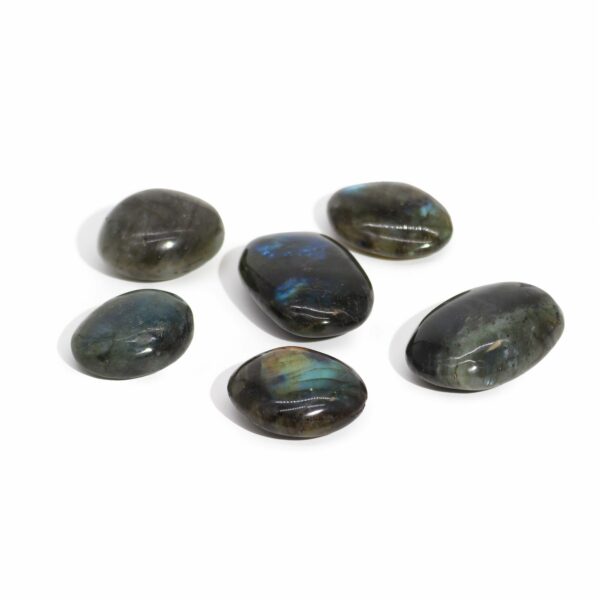 Madagascar Labradorite Palm Stone (approx 25-30gms 55-60mm) - Image 2