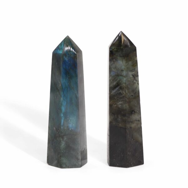 Madagascar Labradorite Point (approx 50-65gm 100x28mm) - Image 2