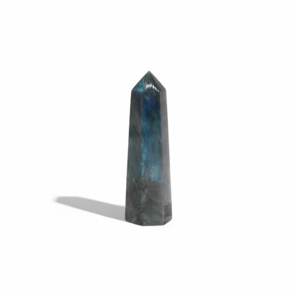 Madagascar Labradorite Point (approx 50-65gm 100x28mm) - Image 4