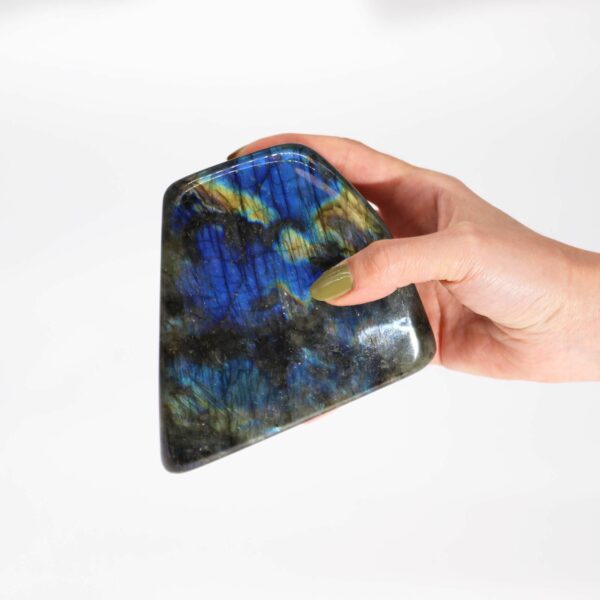 Madagascar Labradorite Statement Stone (approx 900-1100gms  140-170mm) - Image 3