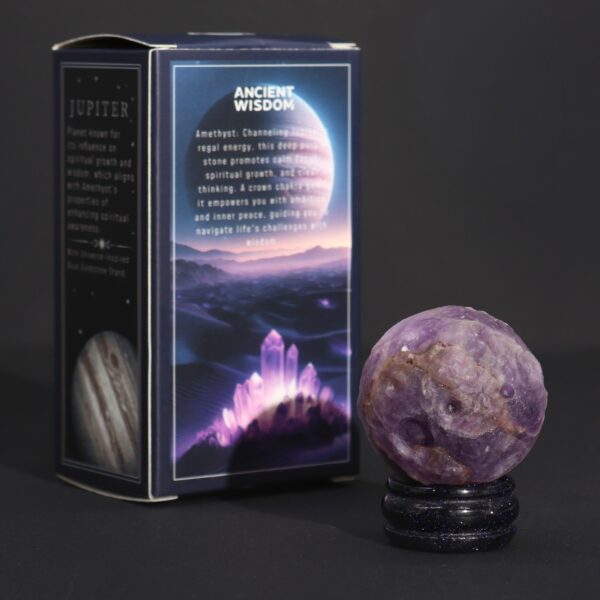 Ametyst Planet on a Sola Goldstone Stand (JUPITER) - Image 10