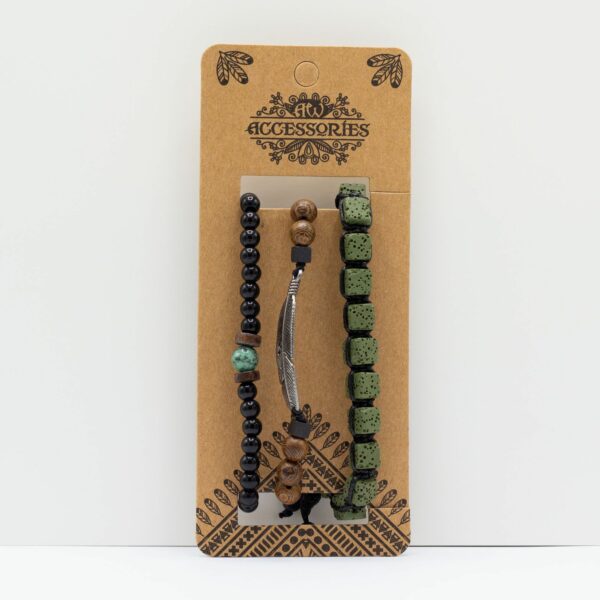 Mens Premium Bracelet Sets - Outdoor Greens (asst) - Image 5