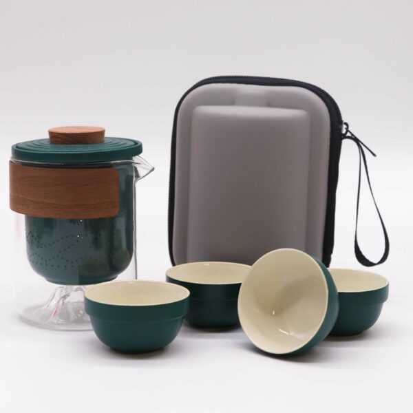 Travel Mountain Teapot Set - Four Friends - Travel Pack - Image 2
