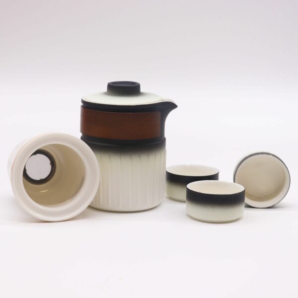 Travel Ceramic Teapot Set - Three Friends - Travel Pack - Image 4