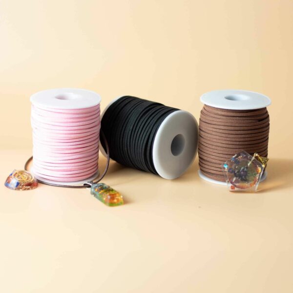 Bulk Roll Pendant Cord -  2.5mm x 45m - Dark Brown A010 - Image 3