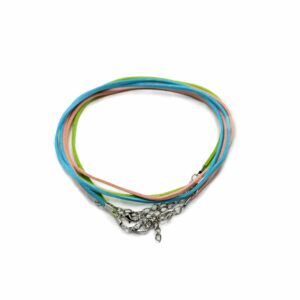 Faux Leather Pendant Cord -  2.5mm x 55cm - Assorted (10 colours)