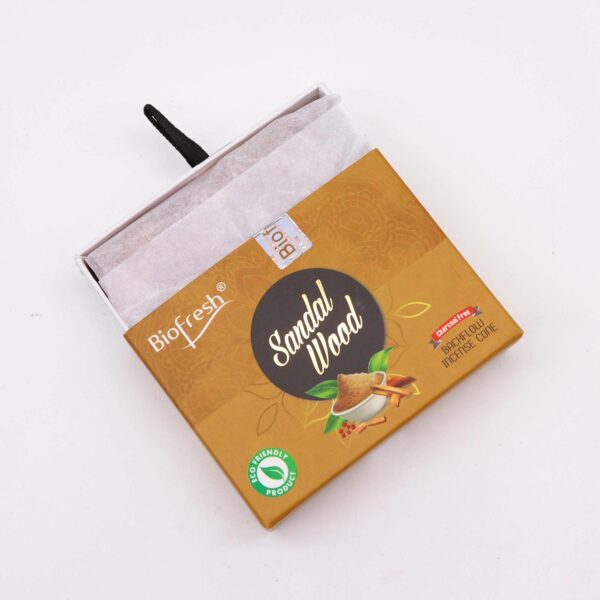 Biofresh Backflow Incense Cones - Sandalwood - Image 2