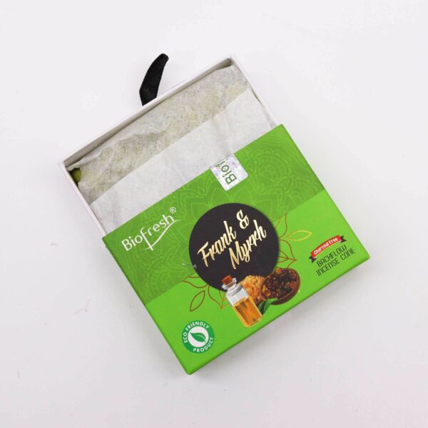 Biofresh Backflow Incense Cones - Frank & Myrrh - Image 2