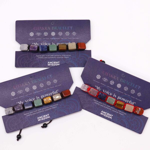 Chakra String Bracelet - Tumble Stones - Image 2