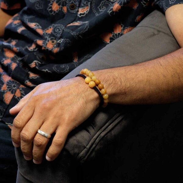 Gemstone Double Power Bracelets- Yellow Aventurine - Image 5