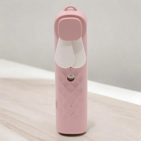 Pink Nano Mist Face Fan &  Spray - USB chargable - Image 2