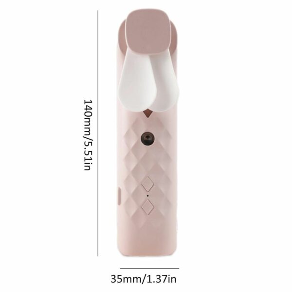 Pink Nano Mist Face Fan &  Spray - USB chargable - Image 5