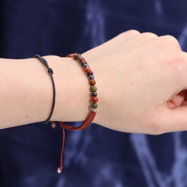 Zodiac Crystal Candle with Gemstone Bracelet - Aries - Image 5