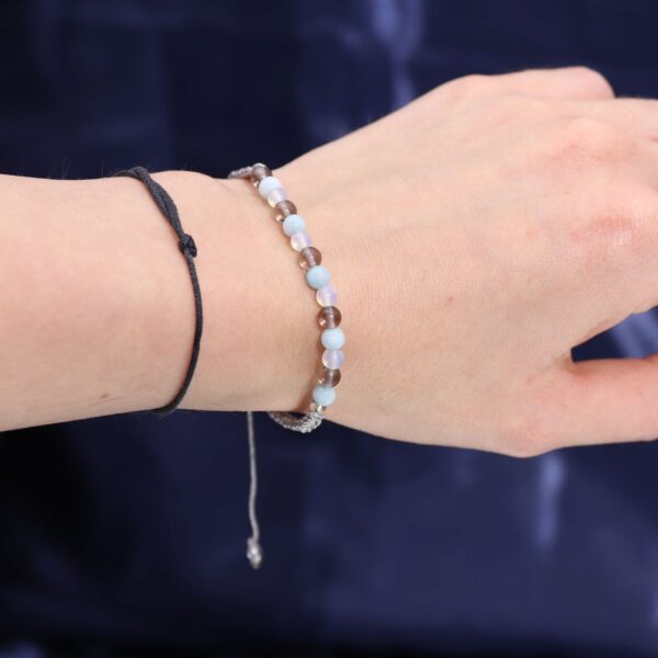 Zodiac Crystal Candle with Gemstone Bracelet - Cancer - Image 5