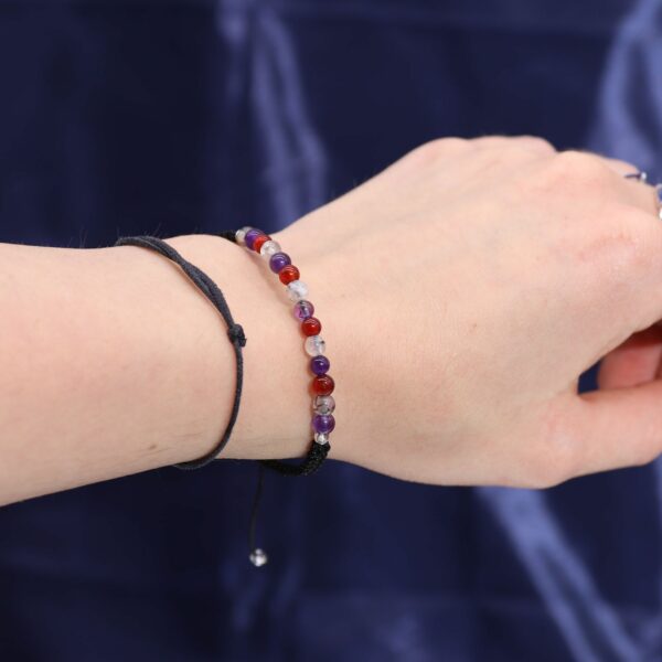 Zodiac Crystal Candle with Gemstone Bracelet - Virgo - Image 5