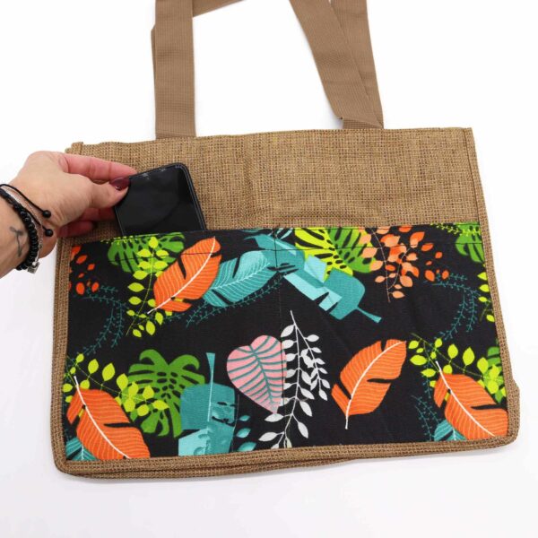 Tropical Market Shopping Bag - (assorted designs) - 40x30x9cm - Image 3
