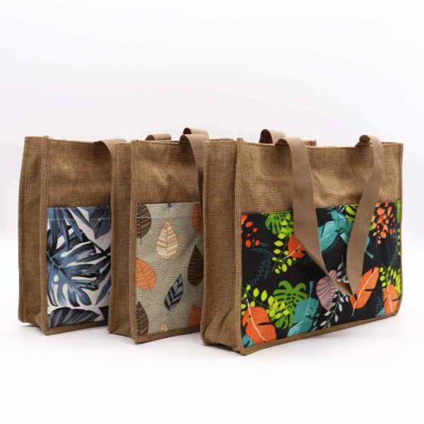 Tropical Market Shopping Bag - (assorted designs) - 40x30x9cm - Image 4
