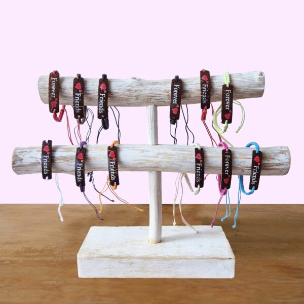 Handmade Friendship Bracelets - Friends Coconut Print (asst) - Image 2