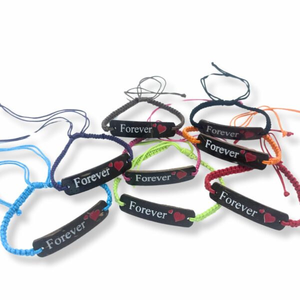 Handmade Friendship Bracelets - Friends Coconut Print (asst) - Image 4