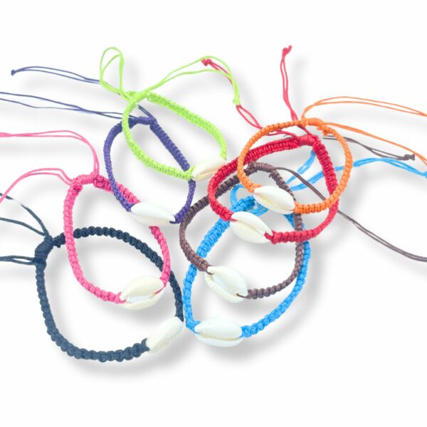 Handmade Friendship Bracelets - Cowrie Chums Shell (asst) - Image 4
