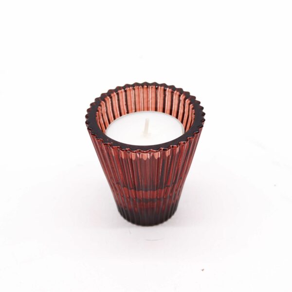 Flip Dinner Candle / Tealight Holder - Vampire Red - Image 3