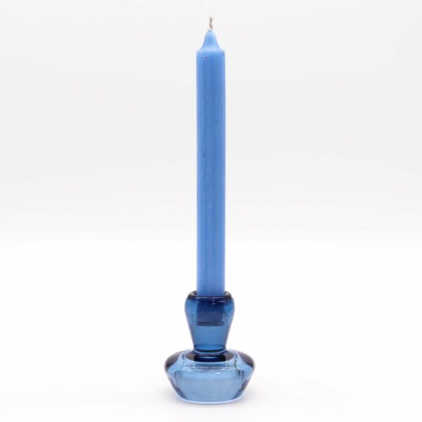 Mushroom Flip Dinner Candle / Tealight Holder - Royal Blue - Image 2