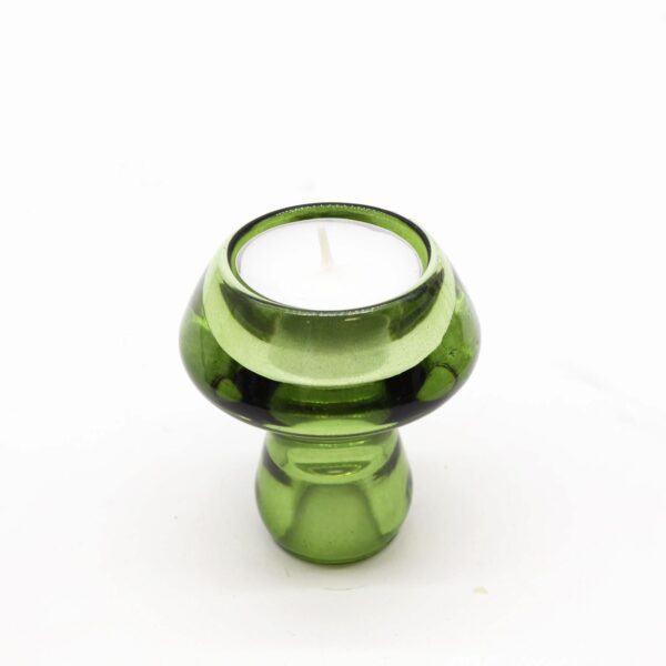 Mushroom Flip Dinner Candle / Tealight Holder - Garden Jade - Image 3