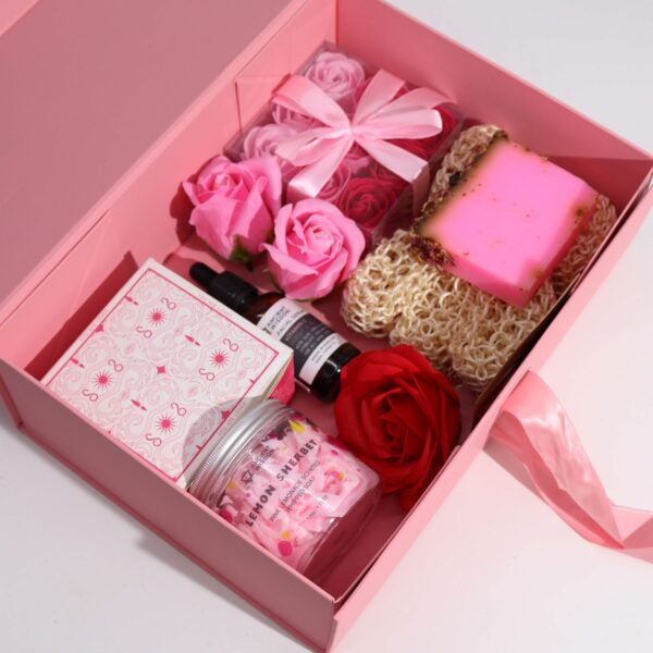 Flat Pack Gift Box - Large  (28.2x20.2x9.2cm) - Black - Image 6