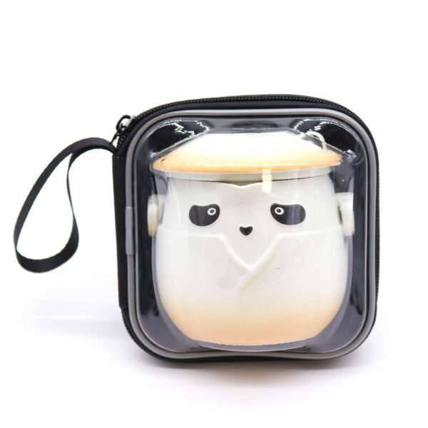 Panda Teapot Set & Three Cups - Orange - Image 7