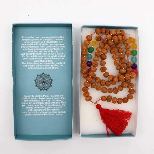 Bali Mala Necklace - Creativity Chakra - Image 3
