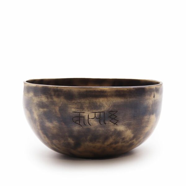 Small Indian Moon Phase Singing Bowl - (approx 550g) - 13cm - Image 2