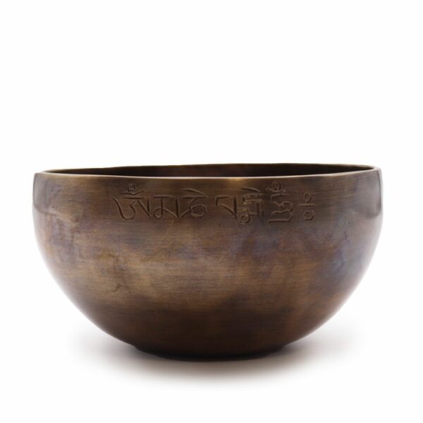 Large Indian Moon Phase Singing Bowl - (approx 850g) - 17cm - Image 2