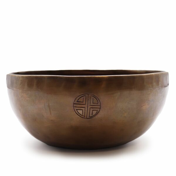 Extra Large Indian Moon Phase Singing Bowl - (approx 1500g) - 22cm
