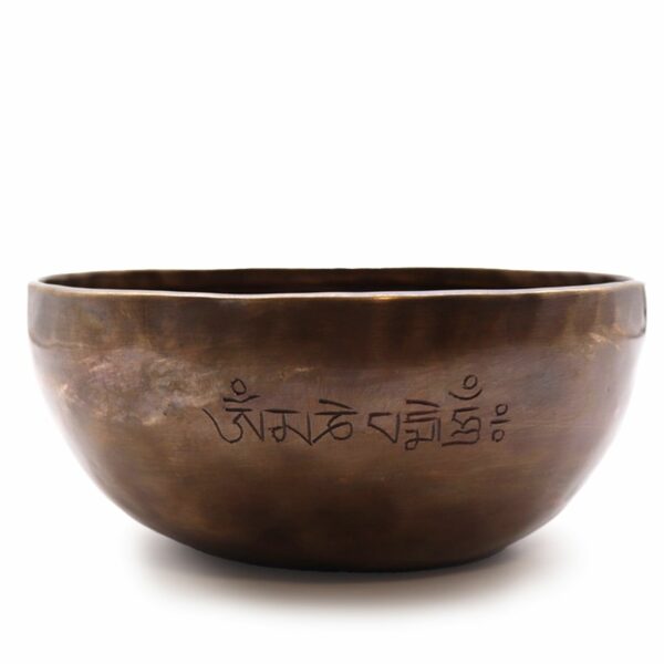 Extra Large Indian Moon Phase Singing Bowl - (approx 1500g) - 22cm - Image 2