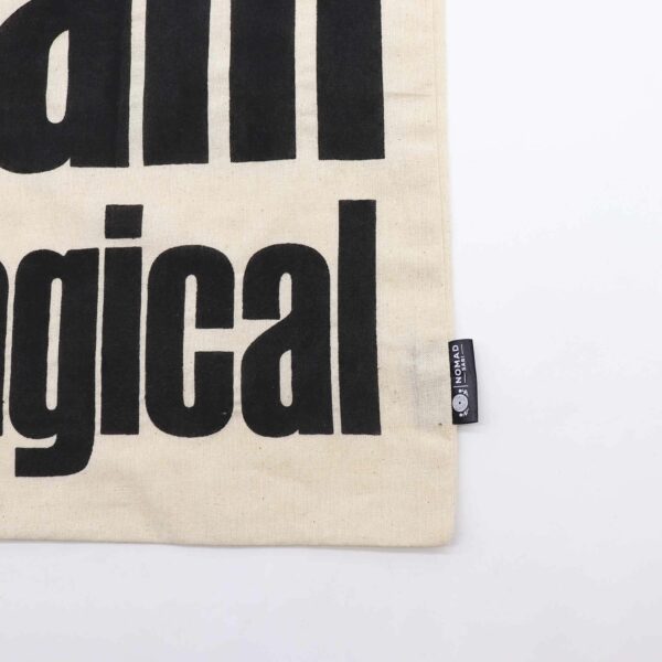 Iconic Basic Tote Bag - I am Magical - Natural 4oz - Image 2