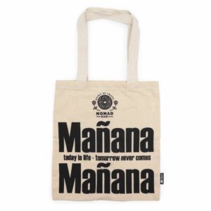Iconic Basic Tote Bag - Mañana Mañana - Natural 4oz