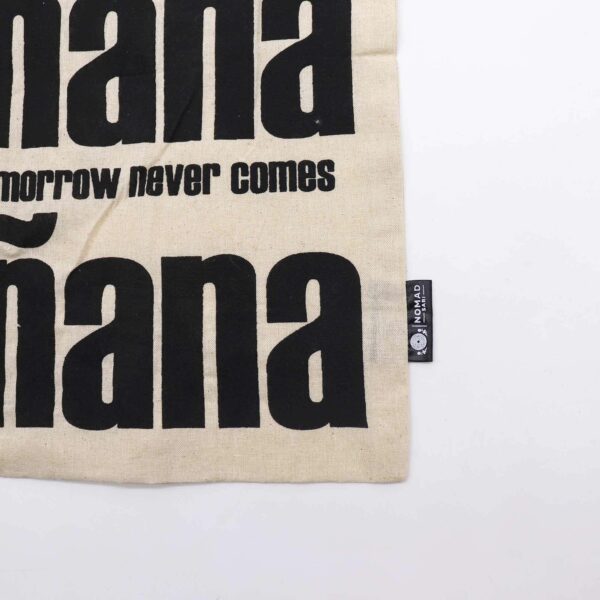 Iconic Basic Tote Bag - Mañana Mañana - Natural 4oz - Image 2