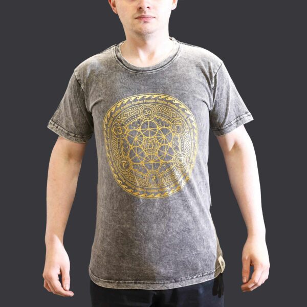 Small Stone Washed T-Shirt - Chakra - Dark Grey - Image 2
